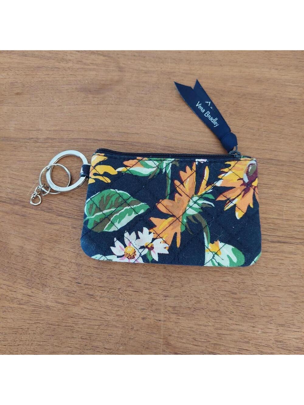 Vera Bradley Zip ID Case in Sunflowers